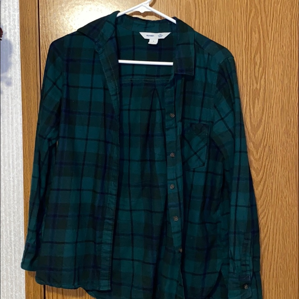 Classic plaid button down